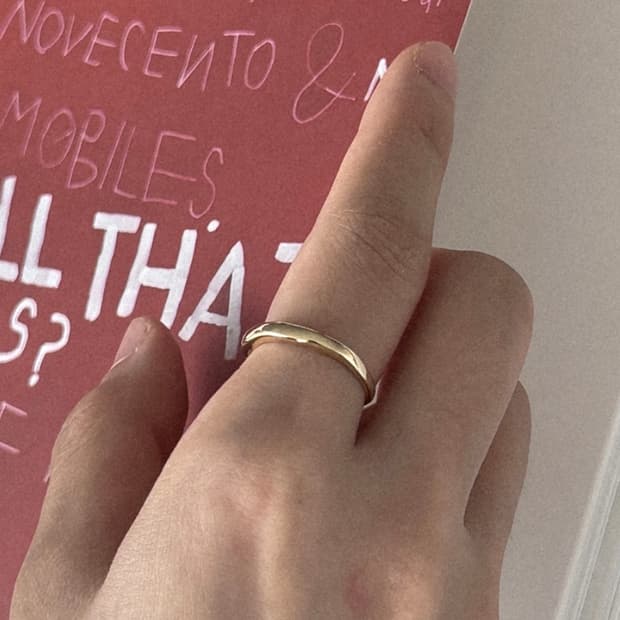 (새상품)반지 심플링 빈티지링 골드링 레이어드링