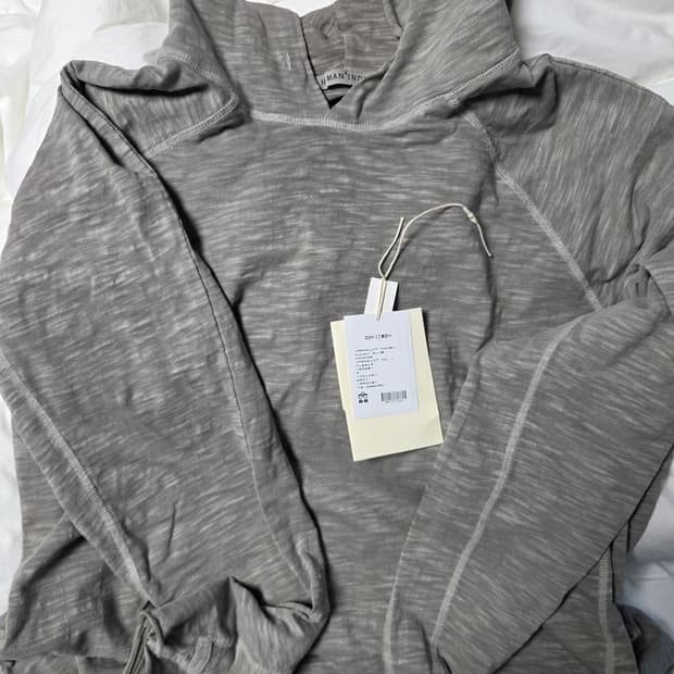 폴리테루 휴먼 슬럽후디 그레이 4