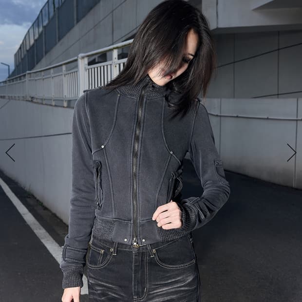 Lightinus 슬림핏 집업 M