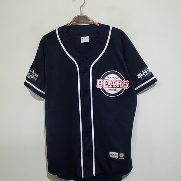 (105) 두산베어스 야구져지 반팔 장원준 마킹 유니폼 