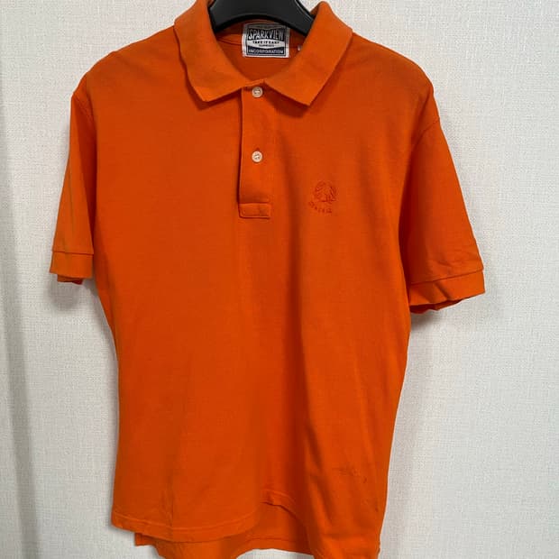일본 브랜드 오렌지 반팔 카라티 M