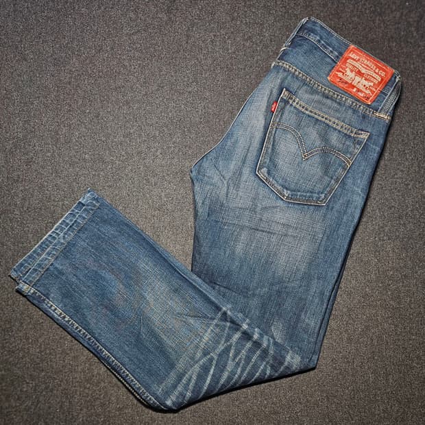 리바이스 504 청바지 W34 L34 실측 32
