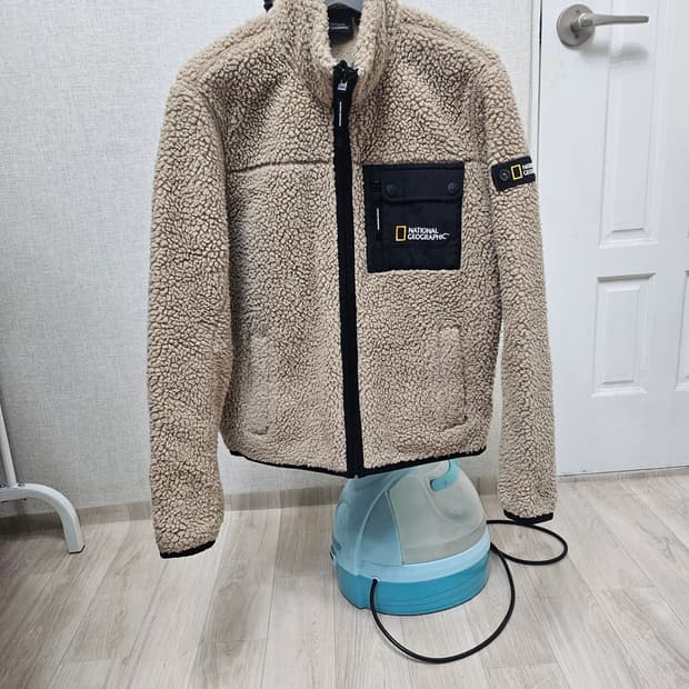 (90~95)S ☆초대장급☆ 내셔널지오그래픽 [베이지]쉐르파 후리스점퍼