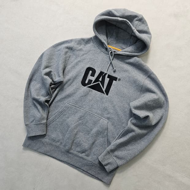 M CAT 미국 빈티지 워크 후드티 0326Y