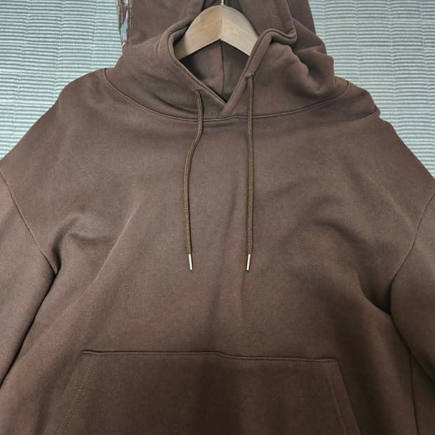 pas 017 본 후드티 브라운