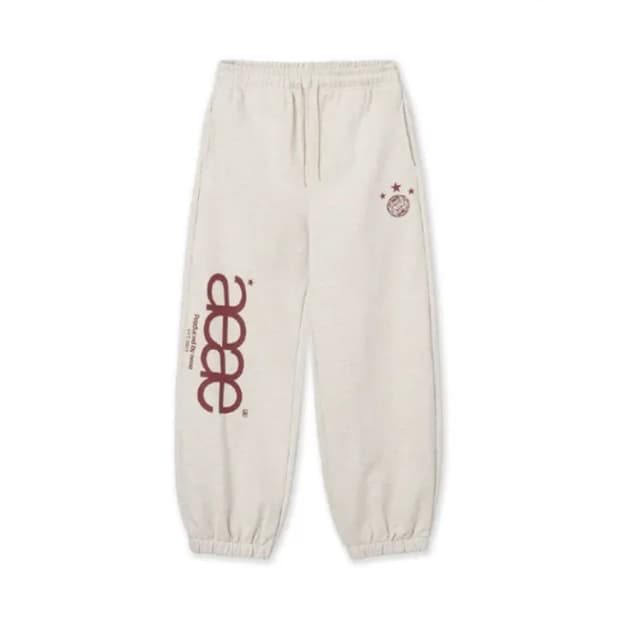 AEAE LOGO SWEATPANTS [OATMEAL] 트레이닝 조거