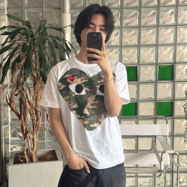 HEART LOGO TEE 빅 하트 로고 티셔츠