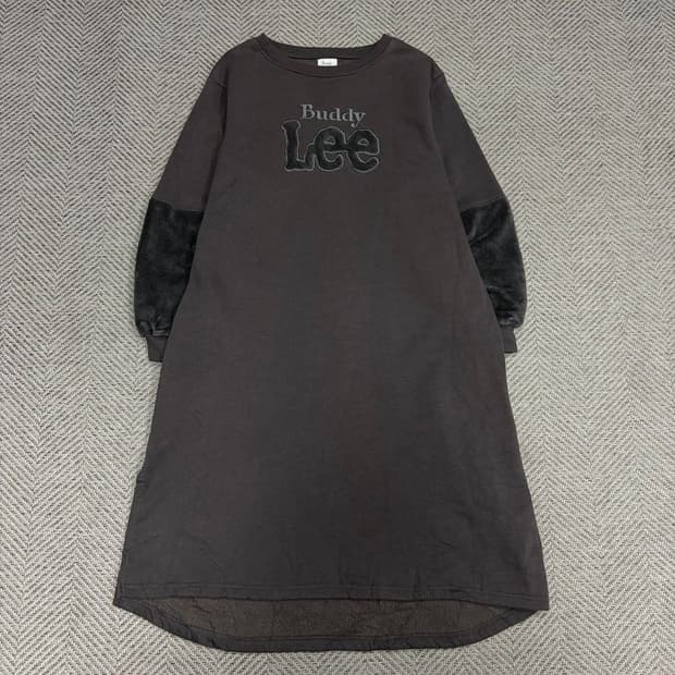 lee 자수로고 스웻 원피스 v4965