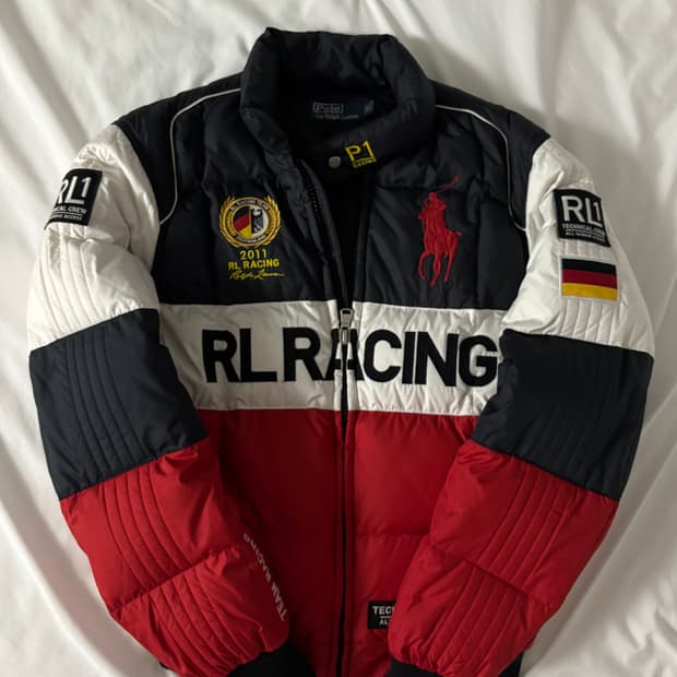 폴로 빅포니 레이싱 패딩 L