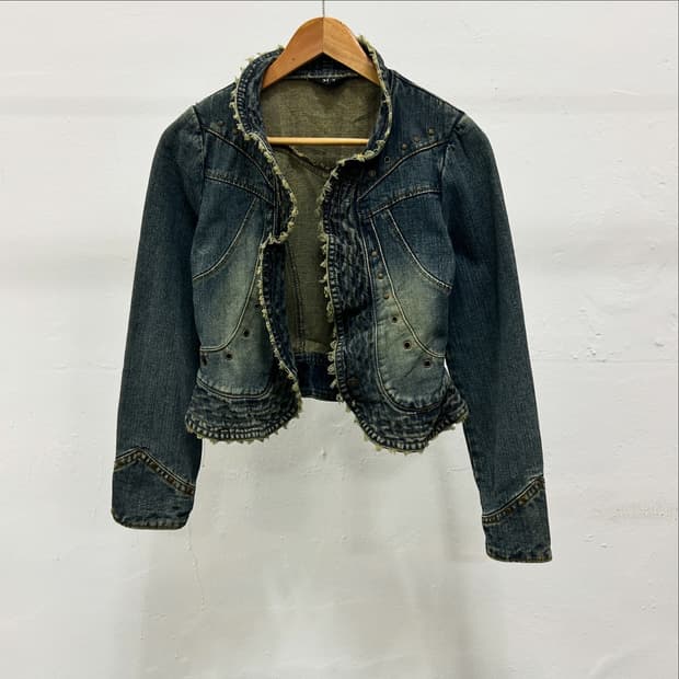 JPN VTG 웨스턴 펑크 데님자켓 