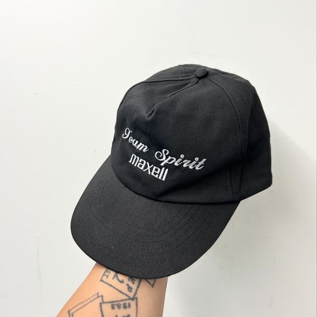 VTG Maxell Team Spirit 볼캡 블랙