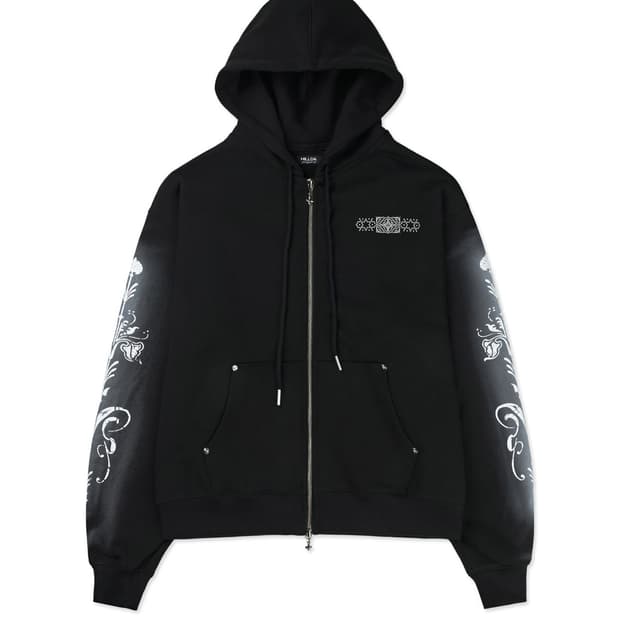 스모그 모티프 집업 후디 / 리미티드