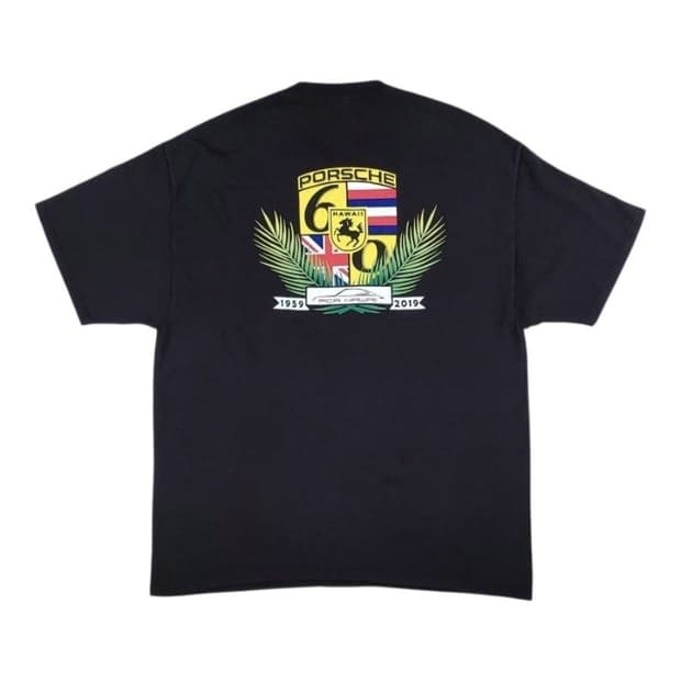 포르쉐 PCA 하와이 60주년 기념 반팔 티셔츠 XL
