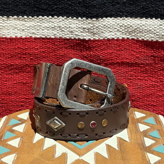 Western garisson belt / 커스텀 웨스턴 개리슨 벨트