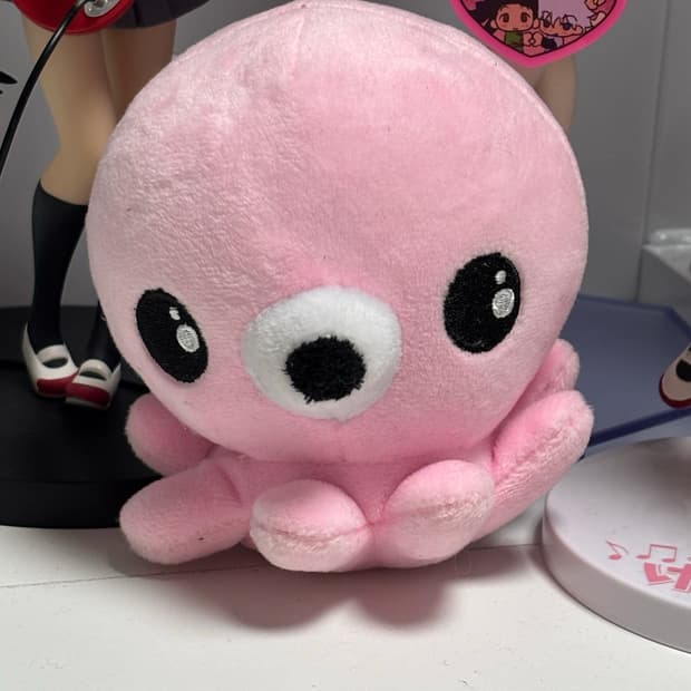핑크 문어 인형