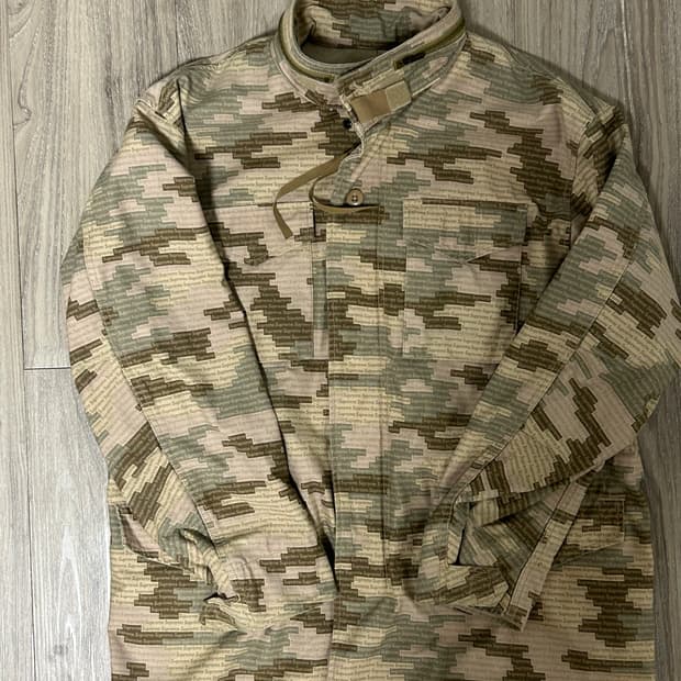 슈프림 로고 카모 M-65 자켓