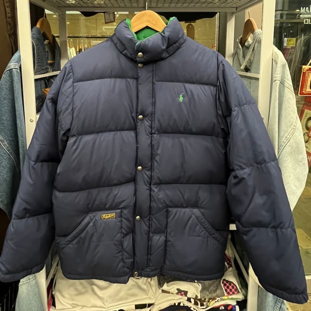 폴로 랄프로렌 네이비 패딩 점퍼