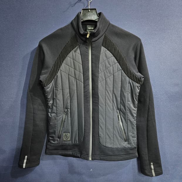 블랙야크 블랙 남성 슬림핏 95 기모 집업자켓 