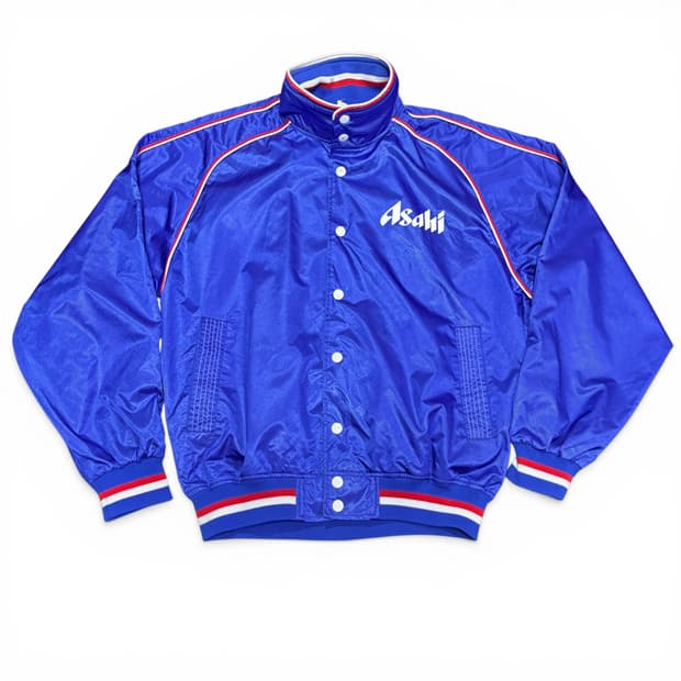 L VTG 아사히 블루 바시티 블루종자켓