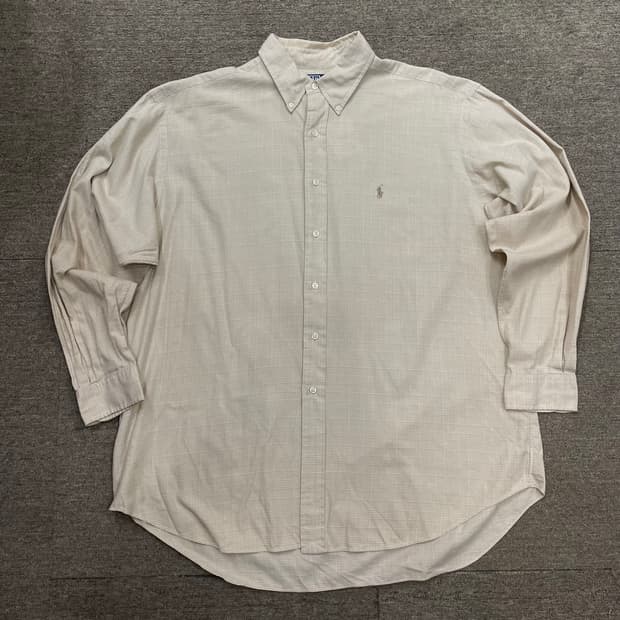 (XL) POLO 폴로 랄프로렌 체크 셔츠 블레이크