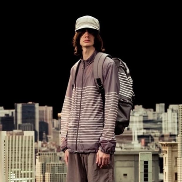 언더커버 언더맨 스트라이프 윈드브레이커 2사이즈