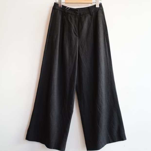 PLST 리넨&코튼 와이드 팬츠 (24인치)