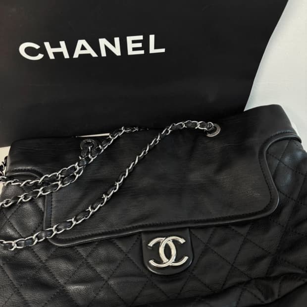 [정품] 샤넬 램스킨 CC 체인 숄더백