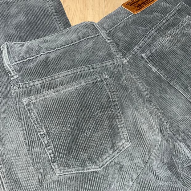 리바이스 515-88 코듀로이 팬츠 그레이