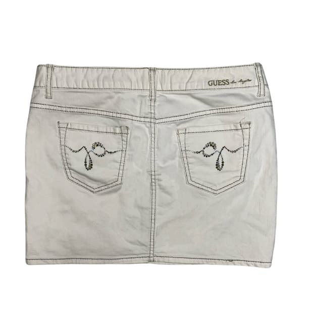 Vintage white guess skirt 빈티지 게스 스커트