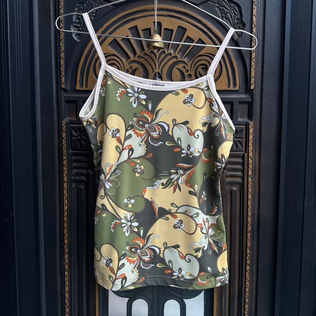 pattern sleeveless