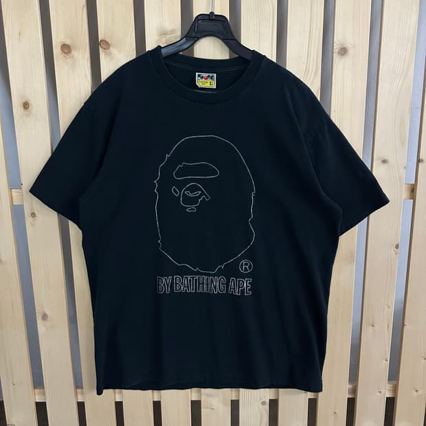 (XL) 베이프 반팔 티셔츠 블랙