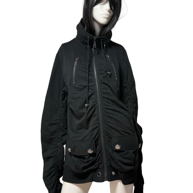 빈티지 y2k 갸루 펑크 st 집업