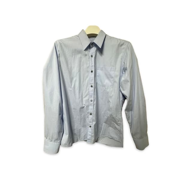 (50) Dries Van Noten sky blue shirts
