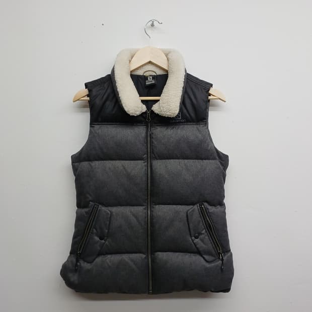 살로몬 오리솜털 베스트 집업 90