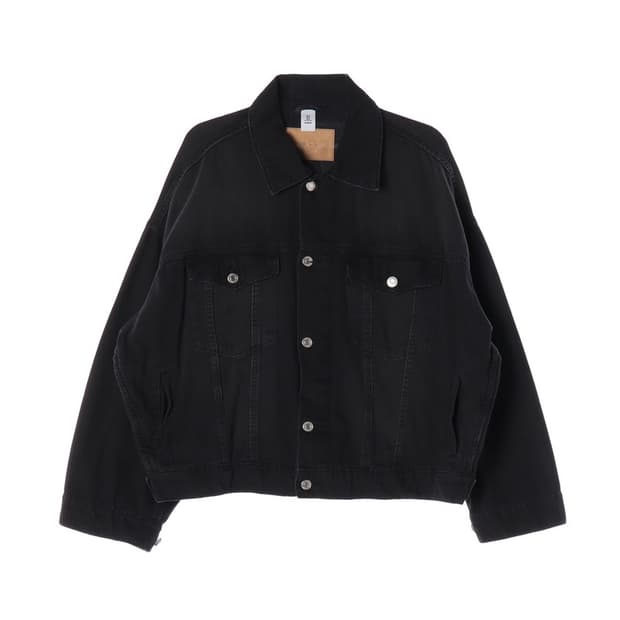 H&M 흑청 트러커 자켓 M