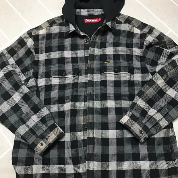 슈프림 와플 후드