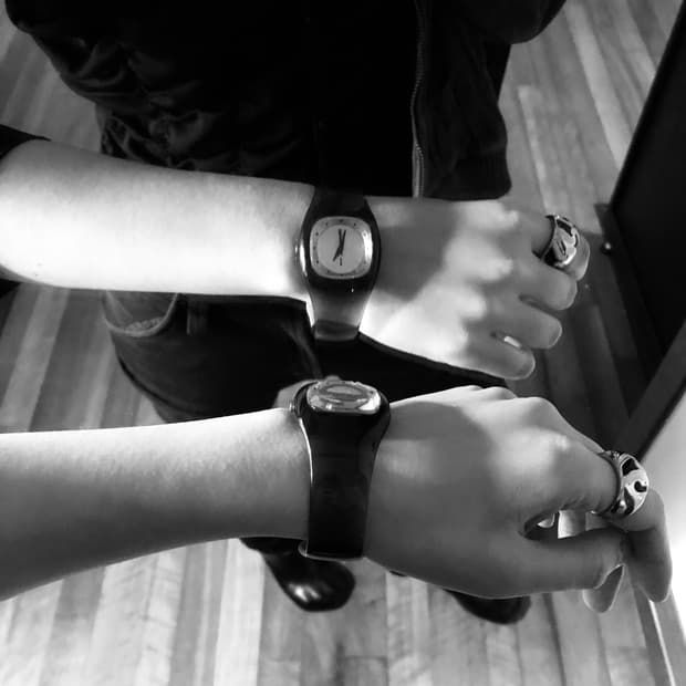 vintage bangle watch