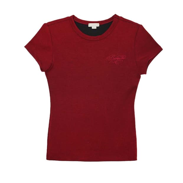 본네 엠브로이더리 탑 레드 1 size