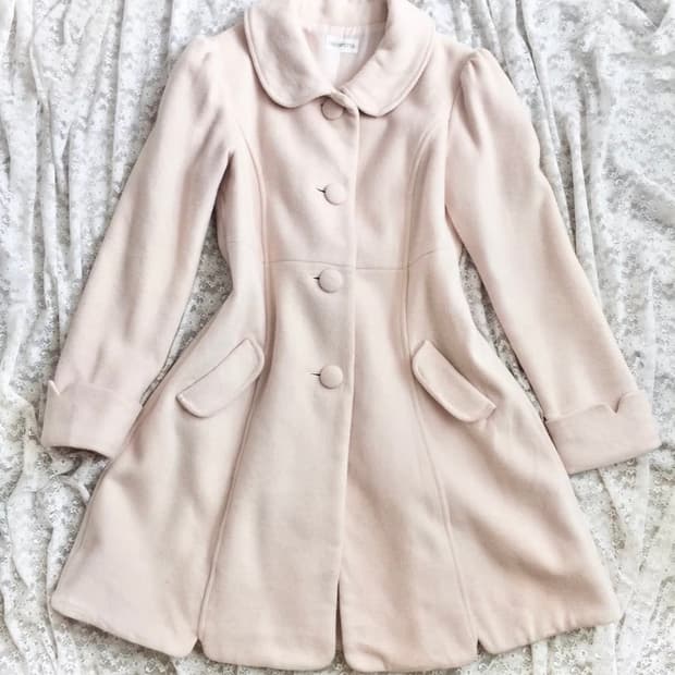 Lodispotto 로디스포토 리본 코트 핑크 리즈리사 스나이델 자켓