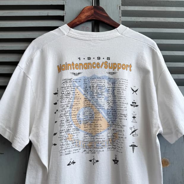 [XL]90's USA 빈티지 BLUE ANGELS 미 공군 티셔츠
