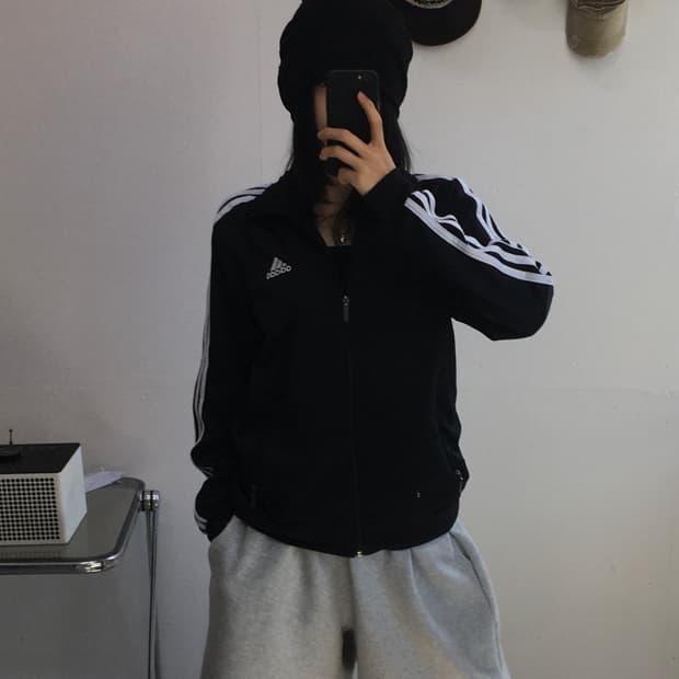 아디다스 삼선 트랙탑 집업