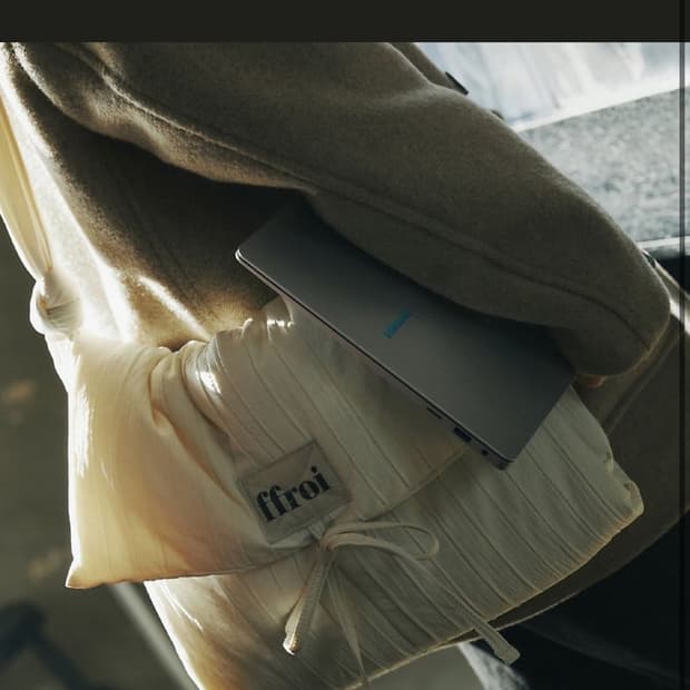 (한정판)프루아x삼성전자 브리즈백 노트북가방 가벼운 대학생 가방