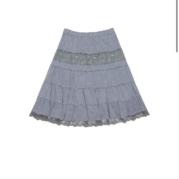 콜로신스 테일미디 스커트 TALE MIDI SKIRT MELANGE 