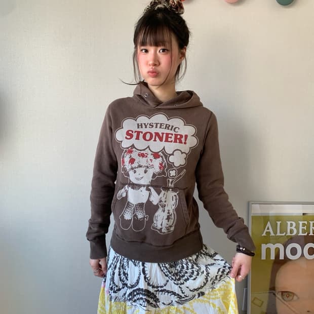 90s hysteric glamour, hoodie