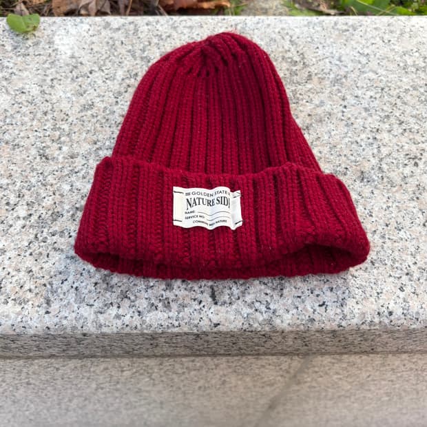 Vtg 빈티지 립 커프 비니