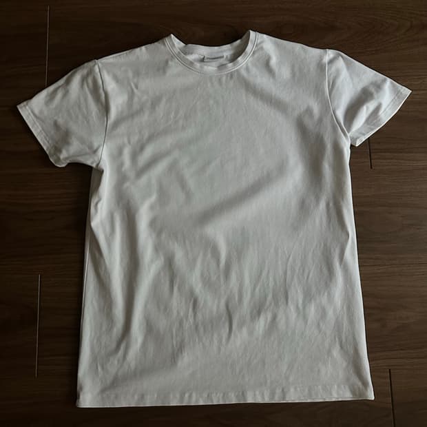 허그본 머슬핏 헤비 무지 반팔 티셔츠 XL
