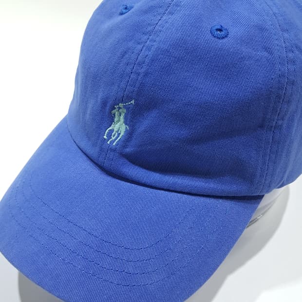 CL959 폴로 코튼 스카이블루포니 로얄블루 볼캡 모자