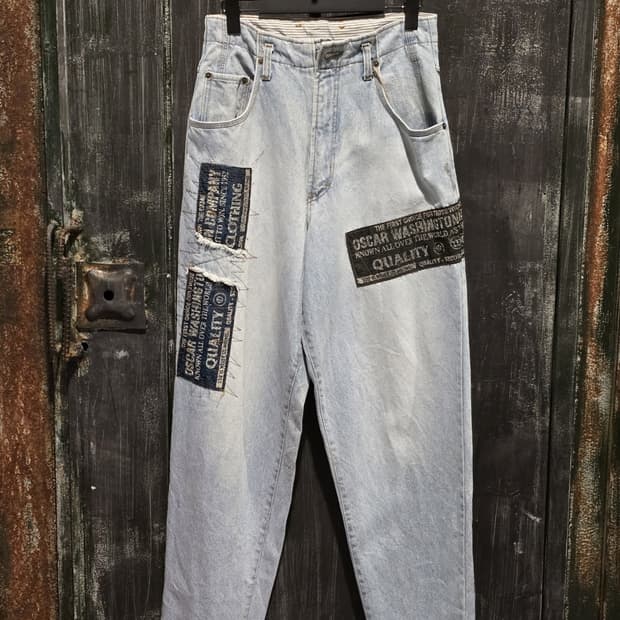 90s OSCAR WASHINGTON Patchwork Jeans