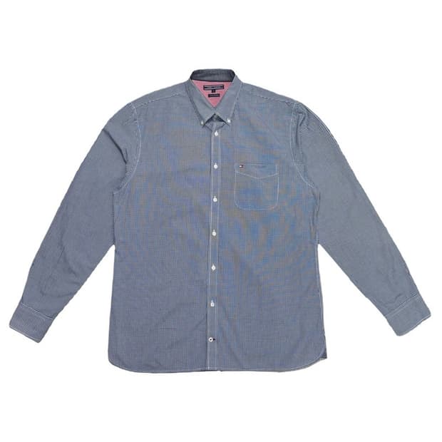 TOMMY HILFIGER 깅엄 패턴 셔츠 XL