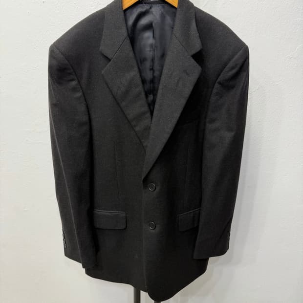 정품) 입생로랑 제냐원단 더블 버튼 자켓 100